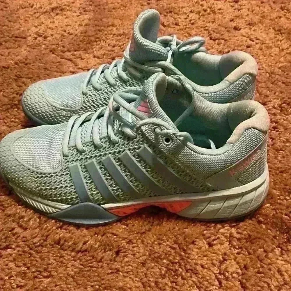 K-Swiss Express Light Pickleball Shoes Womens 8.5 Sage Green Pink 96563-436-M